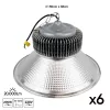 JBM Ipari LED csarnokvilágító szett 6 db, 200 W, 20 000 lm (54133)