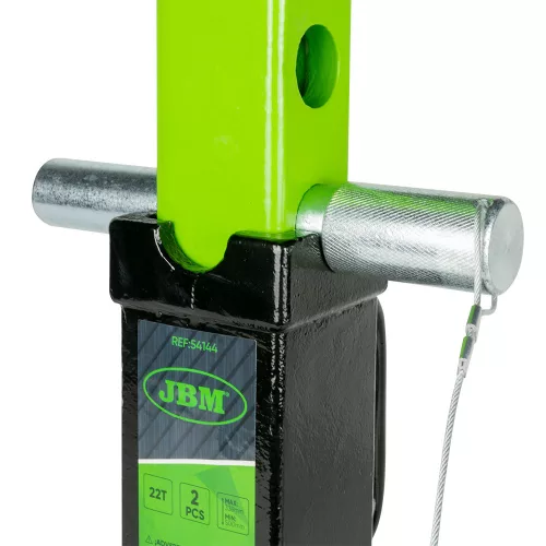 JBM Állítható magasságú ipari alátámasztó bak pár 22 t/db, 338–500 mm (54144)