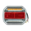 JBM Utánfutó LED hátsó lámpa jobb oldalra, mágneses rögzítéssel, 12–24 V, 4 funkcióval (54160R)