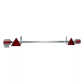   JBM Utánfutó LED lámpasor / világítási jelzőrúd teleszkópos kivitelben, 1,4–2,1 m, 12–24 V, 7 pólusú (54161)