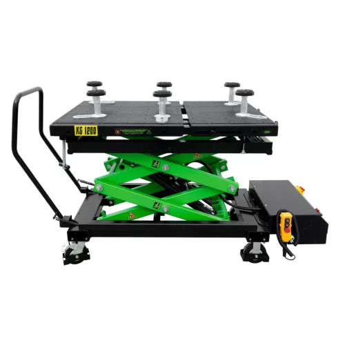 JBM Hidraulikus emelőasztal elektromos autó akkumulátorhoz, 1200 kg (54386)
