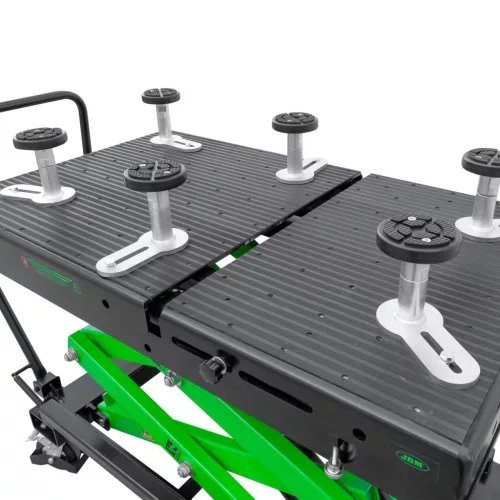 JBM Hidraulikus emelőasztal elektromos autó akkumulátorhoz, 1200 kg (54386)