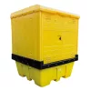 JBM IBC tartály tároló védőburkolat 2500 kg, 1000 l tartályhoz vagy 4 hordóhoz (54498)
