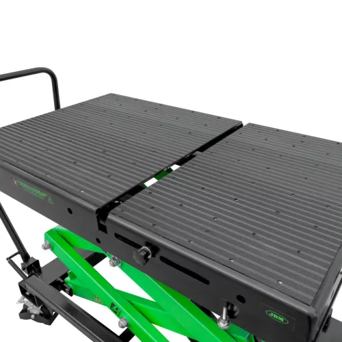 JBM Hidraulikus akkumulátor-emelő asztal elektromos járművekhez 1200 kg, 650–1840 mm (54564)