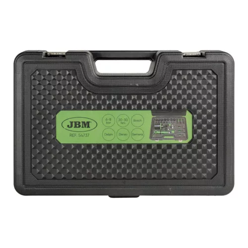 JBM Injektorkihúzó készlet pneumatikus működéssel, 27 részes, 5–8 bar (54737)