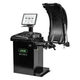   JBM Digitális kerékkiegyensúlyozó gép fékpedállal és lézerrel, 10–24” (54970)