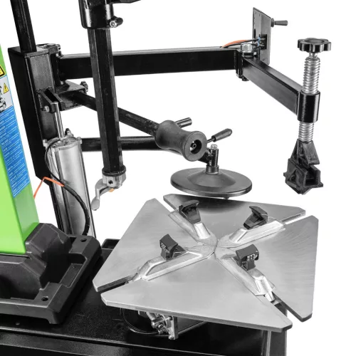JBM Gumiszerelő gép automata billenőtoronnyal és segédkarral, 380 V, 10–24” (55022)