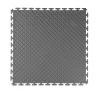 JBM Műhelypadló burkolólap PVC-ből, szürke, 500 × 500 × 6 mm, 15 t/m² felületi terhelhetőség (55045)