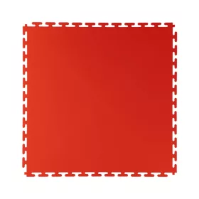   JBM Műhelypadló burkolólap PVC-ből, piros, 500 × 500 × 6 mm, 15 t/m² felületi terhelhetőség (55047)