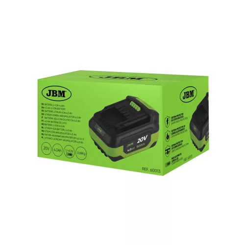 JBM Akkumulátor JBM 20 V-os gépekhez, Li-ion, 4,0 Ah (60013)