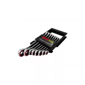   KROFtools Fokozatmentes racsnis csillag-villás kulcs készlet, 8 részes 8-19 mm (1134)