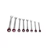 KROFtools Fokozatmentes racsnis csillag-villás kulcs készlet, 8 részes 8-19 mm (1134)