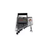 KROFtools Fokozatmentes racsnis csillag-villás kulcs készlet, 8 részes 8-19 mm (1134)
