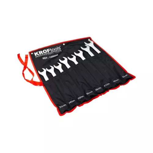 KROFtools Csillag-villás kulcs készlet, 33-50 mm 8 RÉSZES (1200008)