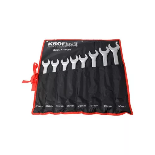 KROFtools Csillag-villás kulcs készlet, 33-50 mm 8 RÉSZES (1200008)