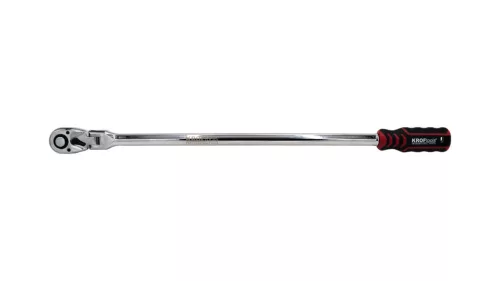 KROFtools Racsnis hajtókar csuklós fejjel, 1/2”, 609 mm, irányváltós(12017)