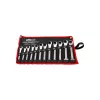 KROFtools  Speciális gyűrüs racsnis csillag-villáskulcs készlet 12 részes (120200)