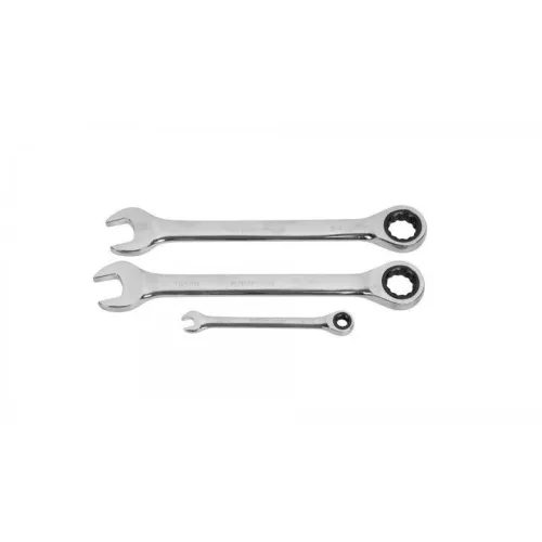 KROFtools Metrikus és colos (SAE) racsnis csillag-villáskulcs készlet – 22 részes (122200)