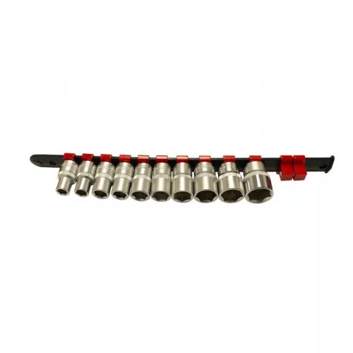 KROFtools Dugókulcskészlet 1/2″ meghajtással, 10–22 mm, 6 lapú, 10 részes (1233)