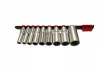 KROFtools Dugókulcs készlet sínen 1/2”, 9 részes, hosszú 12 szögű fejekkel (1238)