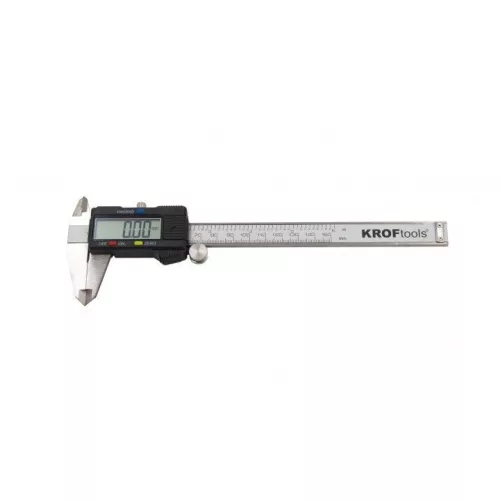 KROFtools Digitális tolómérő 150 mm, 0,01 mm felbontással (1310)