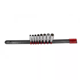   KROFtools Hosszú dugókulcs készlet 1/4”, 8 részes, 6–13 mm, 12 szögű (1420)