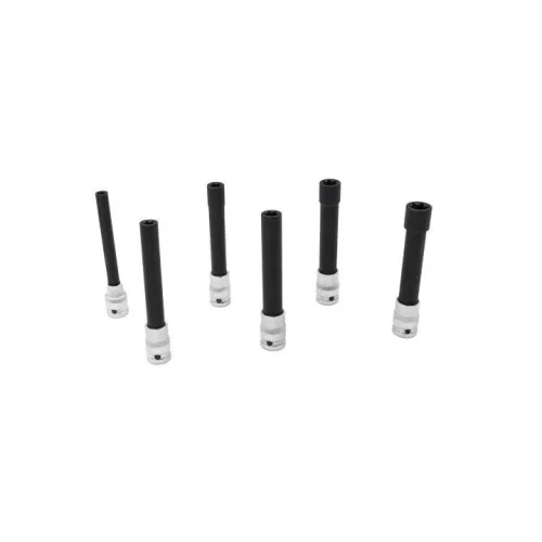KROFtools E-Torx dugókulcs készlet E10–E20, hosszított szárú, 6 részes (1440)