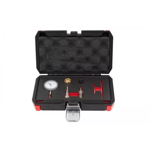 KROFtools Mérőórás indikátor készlet M10 és M14 adapterekkel, 0,01 mm osztással (1680)