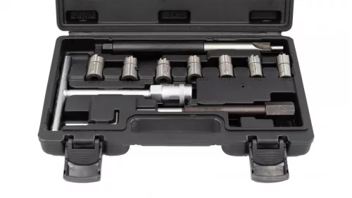 KROFtools Injektorülék tisztító maró készlet 11 részes, 15–20 mm marófejekkel (1920)
