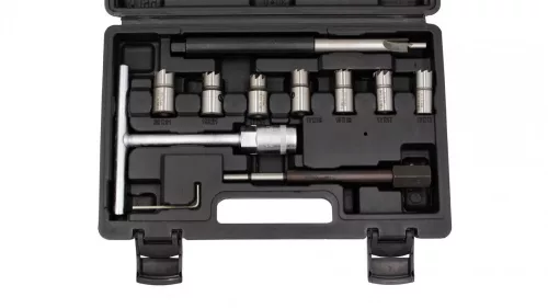 KROFtools Injektorülék tisztító maró készlet 11 részes, 15–20 mm marófejekkel (1920)