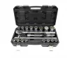 KROFtools 21 részes 3/4" dugókulcs készlet, 19-50mm (2122)