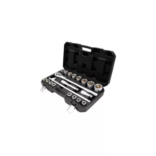 KROFtools Hatlapfejű dugókulcs készlet 3/4"-os , 21 darabos 19-50 mm (2123)
