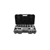 KROFtools Hatlapfejű dugókulcs készlet 3/4"-os , 21 darabos 19-50 mm (2123)