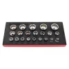 KROFtools Dugókulcs készlet 12 szögű kivitelben, 1/2”, 8–36 mm, 21 részes (2125)