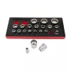 KROFtools Dugókulcs készlet 12 szögű kivitelben, 1/2”, 8–36 mm, 21 részes (2125)