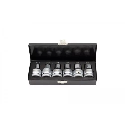 KROFtools Imbusz bitfej készlet 3/4”, H14–H23, 60 mm, 6 részes (2126)