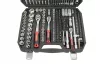 KROFtools Dugókulcs készlet 219 részes, 1/4”, 3/8” és 1/2”, racsnis hajtókarokkal (2218)