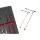 KROFtools Csúszófejes T-szárú Torx kulcskészlet T10-T50, 9 részes, szivacs tálca (234800)