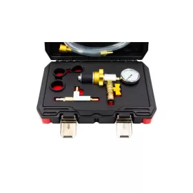   KROFtools Hűtőrendszer vákuumos feltöltő és légtelenítő készlet, 35–44 mm adapterekkel (2515)