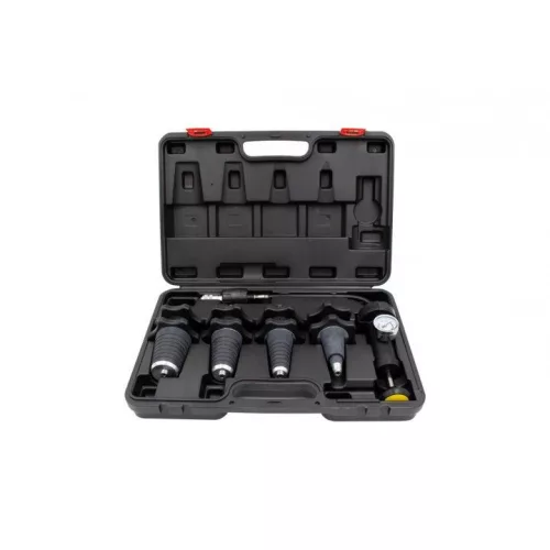 KROFtools Univerzális hűtőrendszer nyomásmérő készlet (Univerzális hűtőkör szivárgásvizsgáló) 5 darabos (2518)