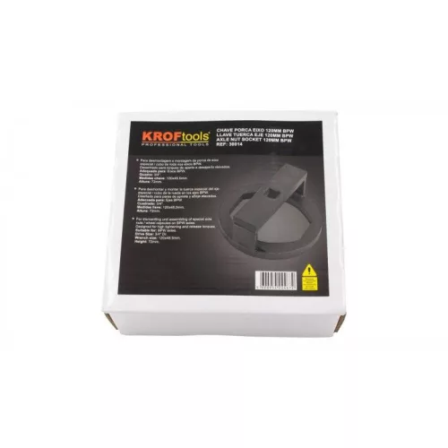 KROFtools BPW tengelyanya dugókulcs, 120 mm – 3/4" meghajtás (30014)