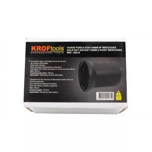 KROFtools Tengelyanya dugókulcs 95 mm hatlapú Mercedes (30018)
