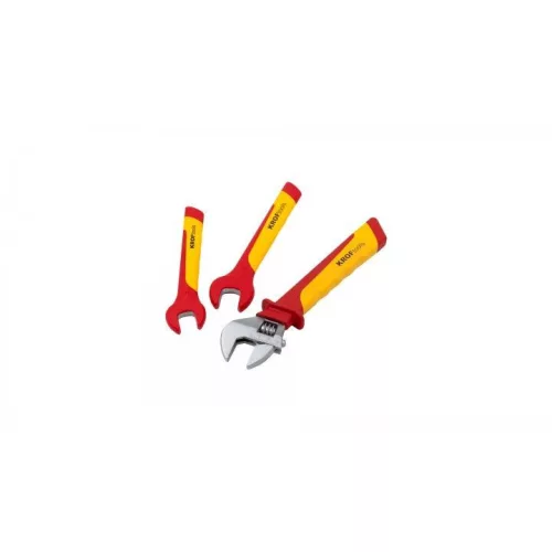 KROFtools 20 darabos Villanyszerelő VDE szigetelt villáskulcs szerszámkészlet 6-32 mm  (3021)