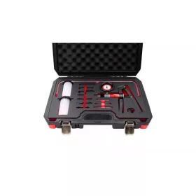   KROFtools Kombinált kézi vákuum- és nyomópumpa készlet, -1-től +3 bar-ig (3049)