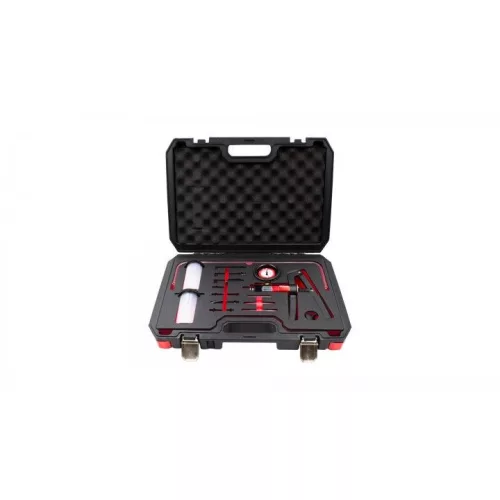 KROFtools Kombinált kézi vákuum- és nyomópumpa készlet, -1-től +3 bar-ig (3049)