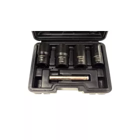   KROFtools Sérült csavar kiszedő készlet, 1/2", 17-22mm, 5 részes (K-3075)