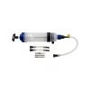 KROFtools Üzemanyag-leszívó és légtelenítő fecskendő 1500 cm³, PSA és Opel adapterekkel (3234)