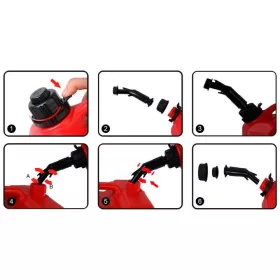   KROFtools Üzemanyagkanna 20 liter, HDPE, KROFtools 3301 átfejtő szivattyúhoz (3301J20)