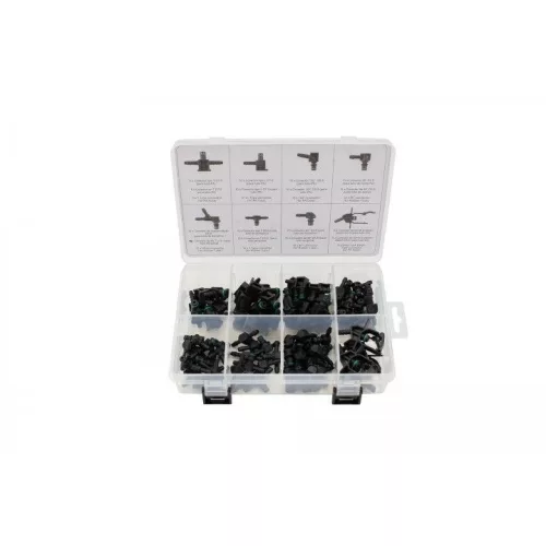 KROFtools Injektor résolajcső csatlakozó készlet, 85 részes, D5,8 és D7,0 mm (4402)