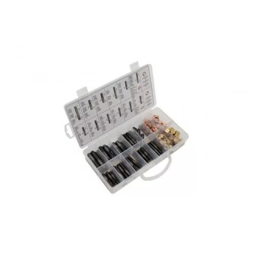 KROFtools Tőcsavar és anya készlet autóipari csonkokhoz, M8/M10, 100 részes (4403)